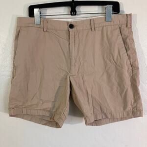 Club Monaco Tan Chino Shorts Jax Essential 5" Short‎